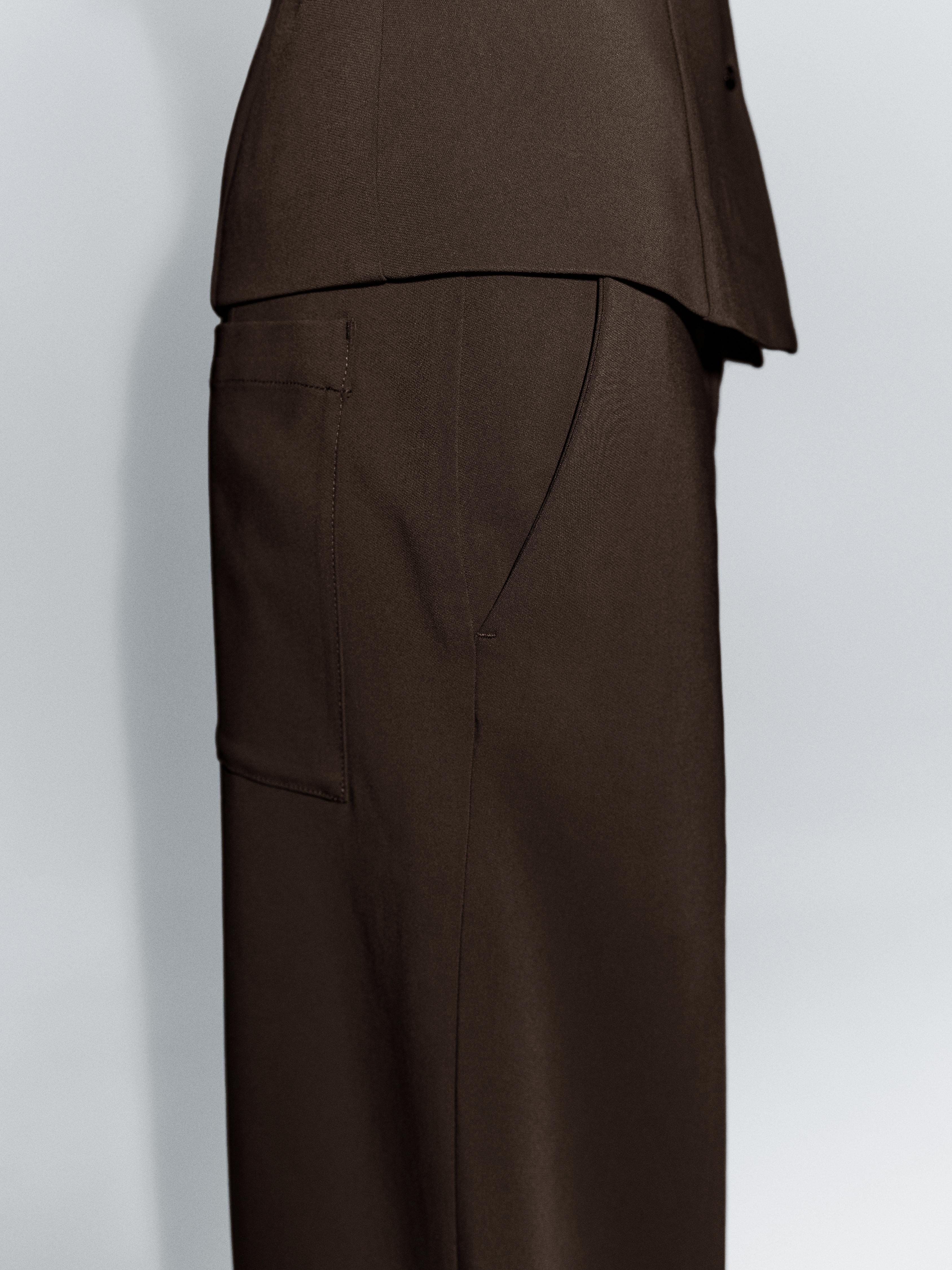 Formal wide-leg trousers